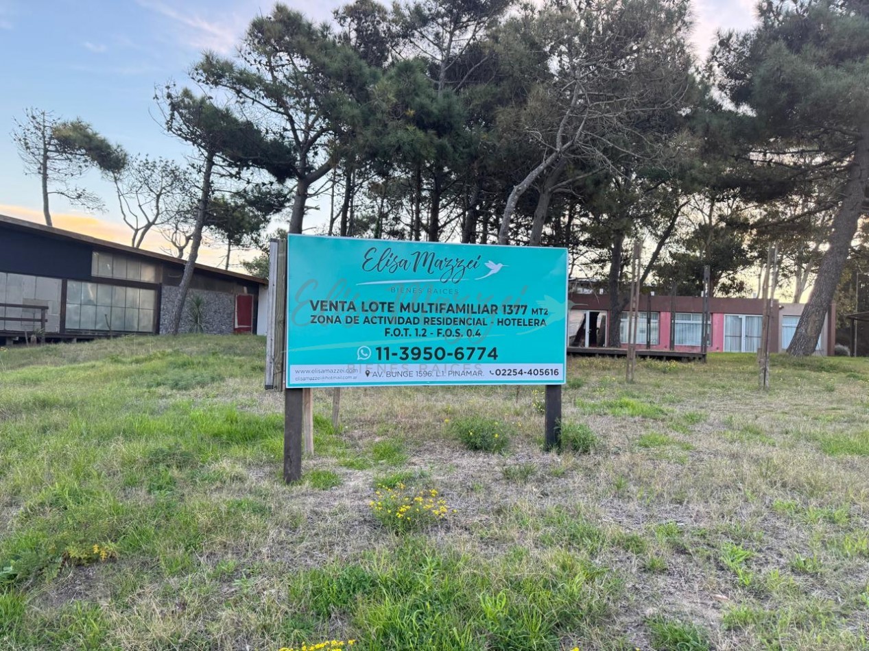 LOTE MULTIFAMILIAR EN VENTA - PINAMAR PLAYA